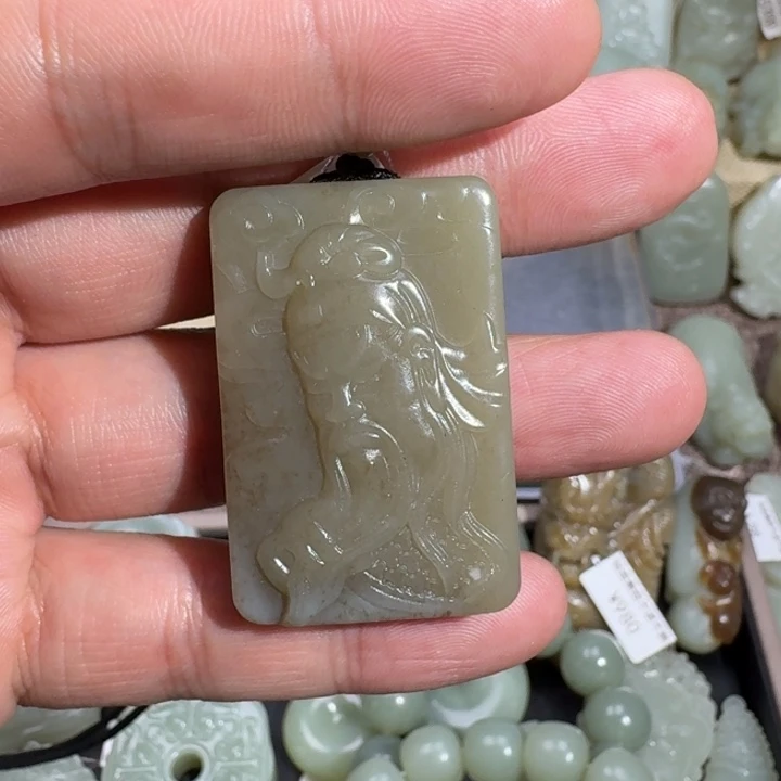 和田玉吊坠(不含链)未镶嵌