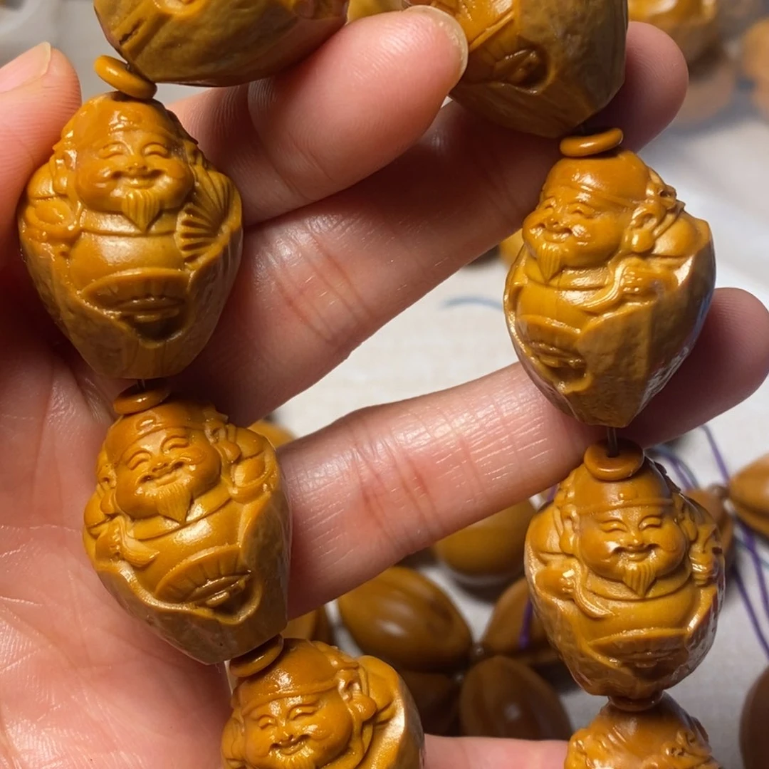 橄榄核手串/手链?****?包衣大财神