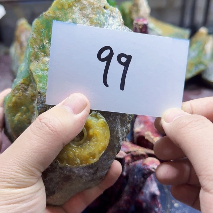 岫玉原石未镶嵌g****9岫玉