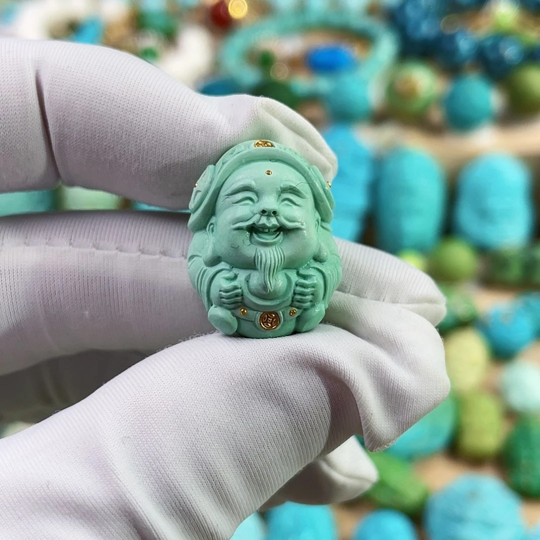 绿松石未镶嵌珠宝奇石