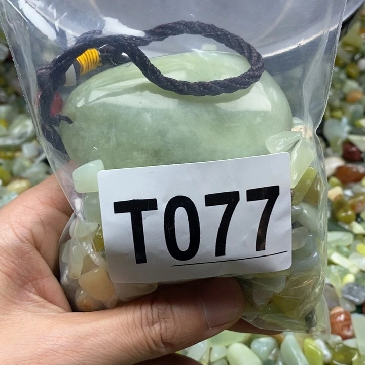 蛇纹石玉未镶嵌鱼缸石