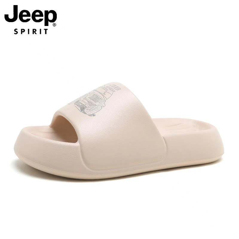 JEEP SPIRIT吉普拖鞋新款居家厚底防滑休闲百搭防滑厚底男士拖鞋
