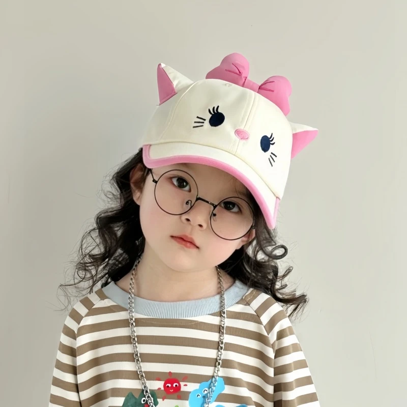 儿童棒球帽2025款户外太阳帽女童防晒宝宝遮阳帽小学生女孩帽子