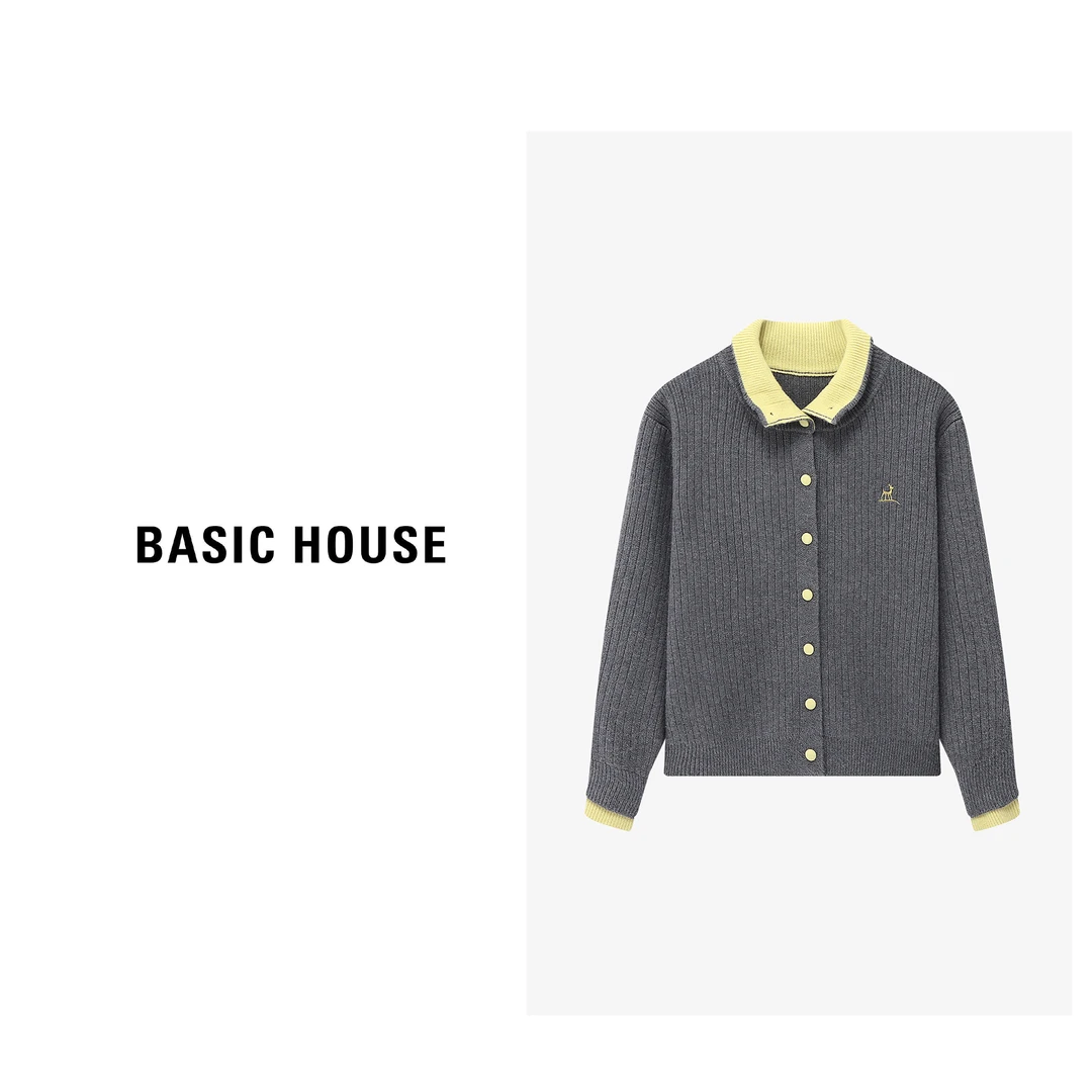 【芋总专属】Basic House/百家好洋气休闲百搭女士毛衣-B0625H5A132