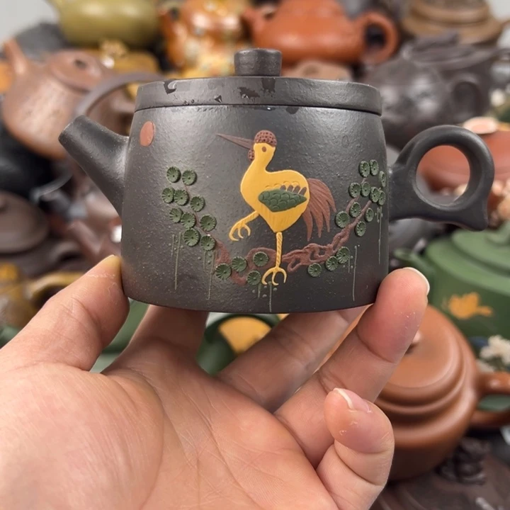 紫砂茶壶盖子磕碰