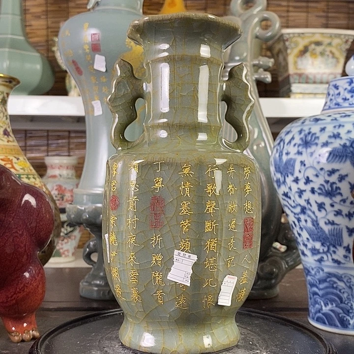 摆件瓷器真的很漂亮