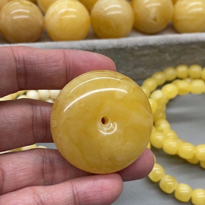 琥珀未镶嵌裸石蜜蜡