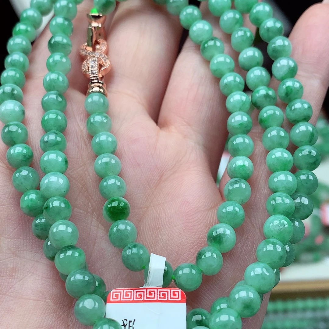 翡翠未镶嵌项链翡翠