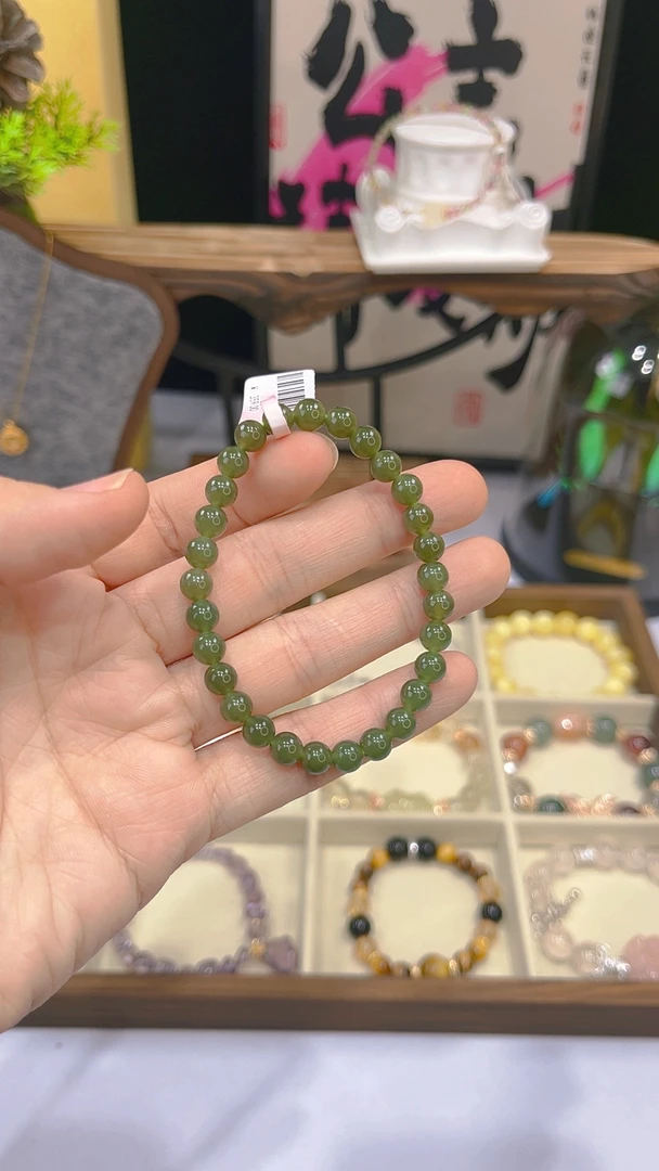 单圈单圈和田玉款手串Y603