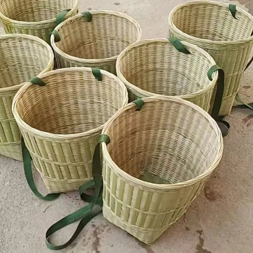 背篓竹编农用家用手工编制背篼背箩筐竹子云南竹筐竹制品竹编篮子