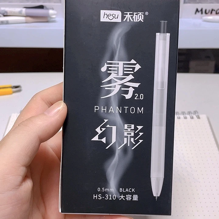 禾硕雾大容量黑笔12支