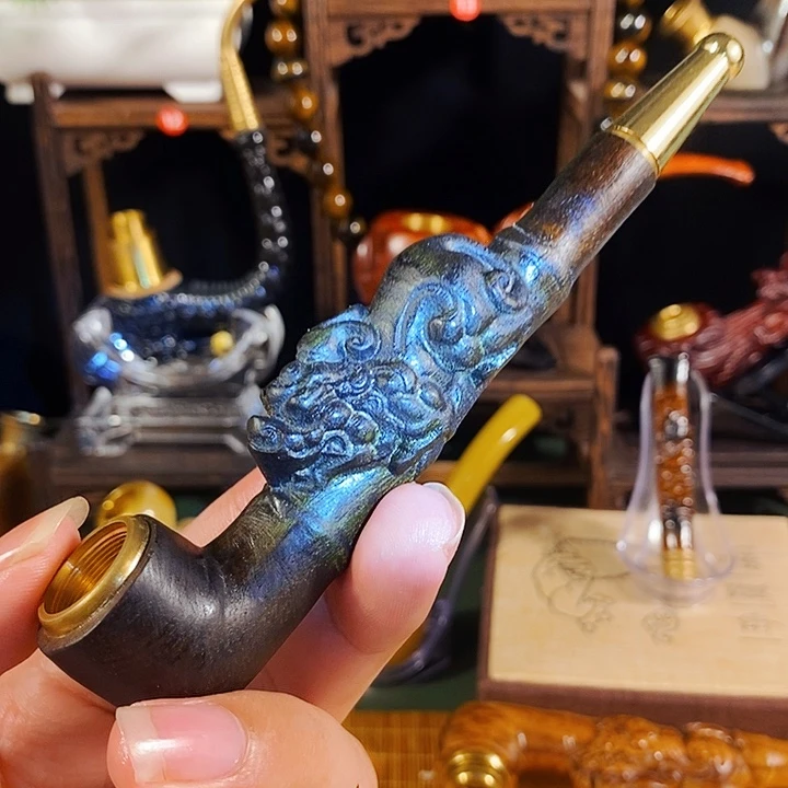 高端定制金丝楠烟嘴