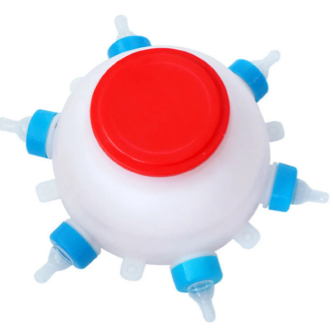 金池水族锦鲤鱼蝴蝶鲤观赏鱼喂鱼神器奶瓶投食喂食器