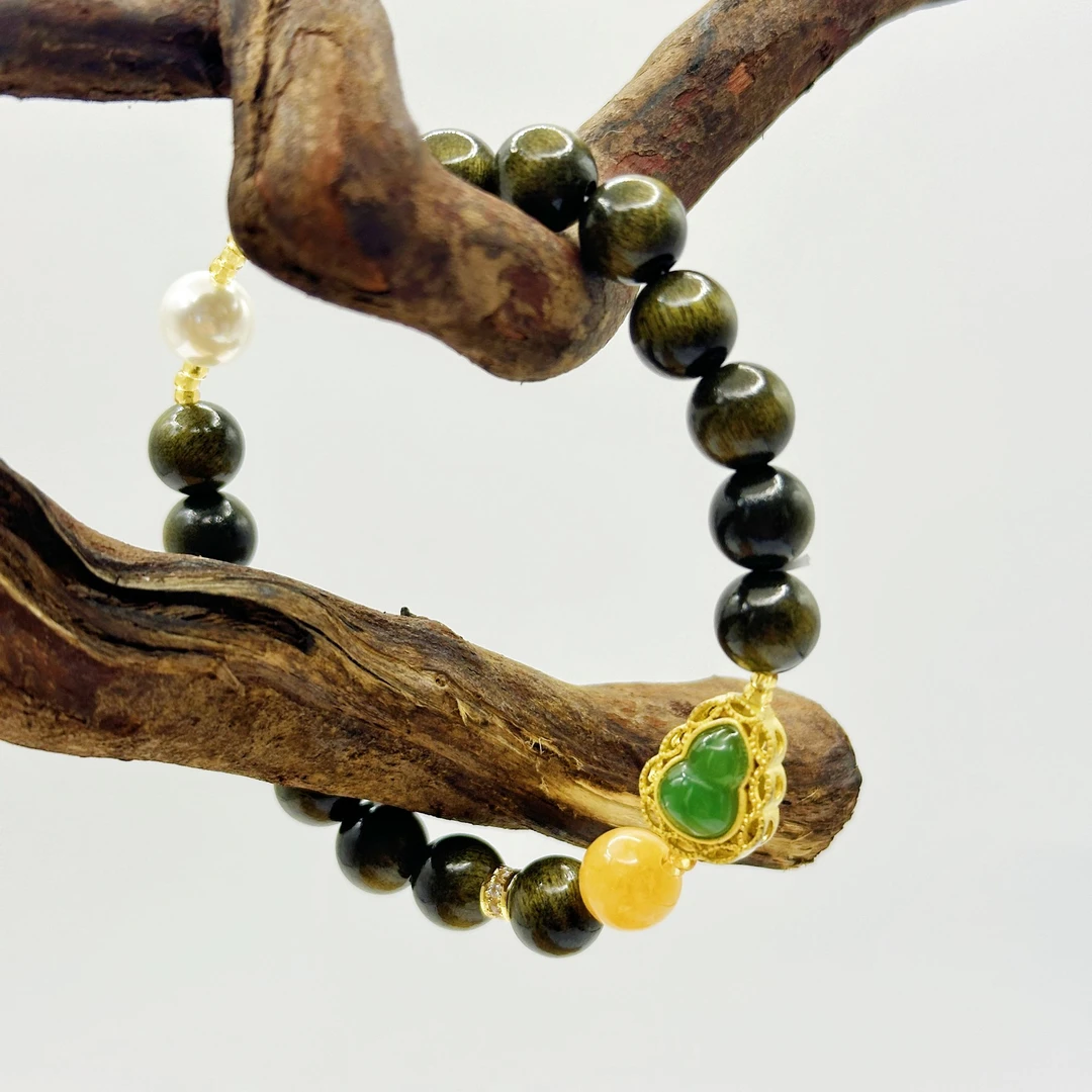 S0306 楠木葫芦手串单圈（无礼盒）