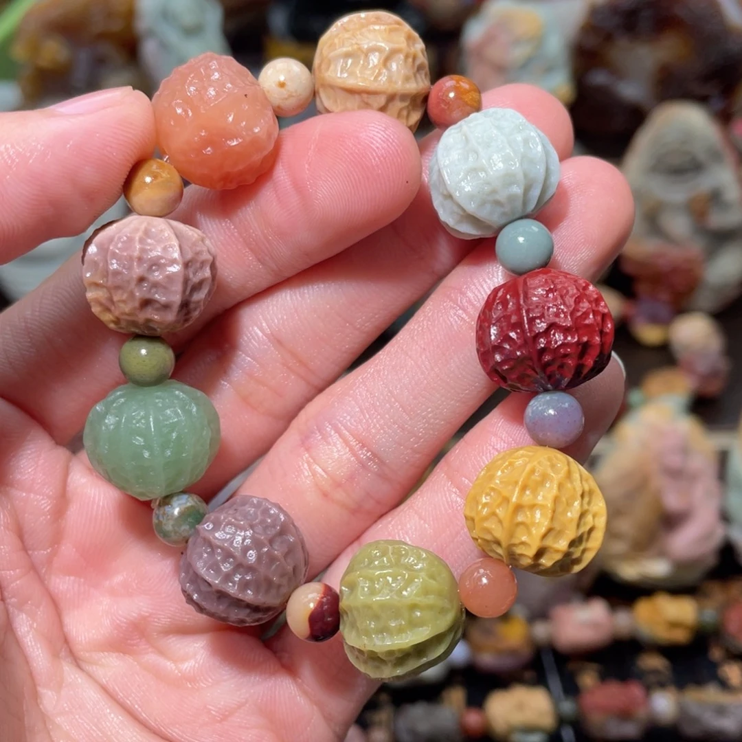 石英质玉未镶嵌手链