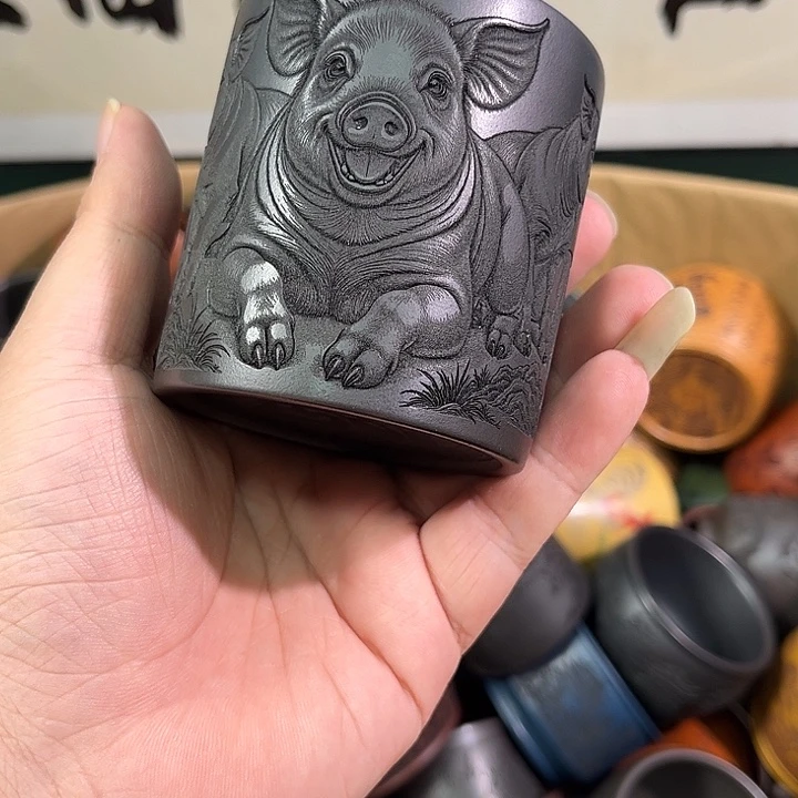茶杯紫砂全手工紫砂主人杯
