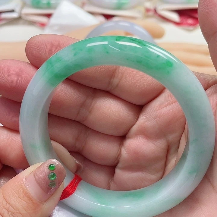 翡翠手镯未镶嵌缅甸翡翠手镯58圈