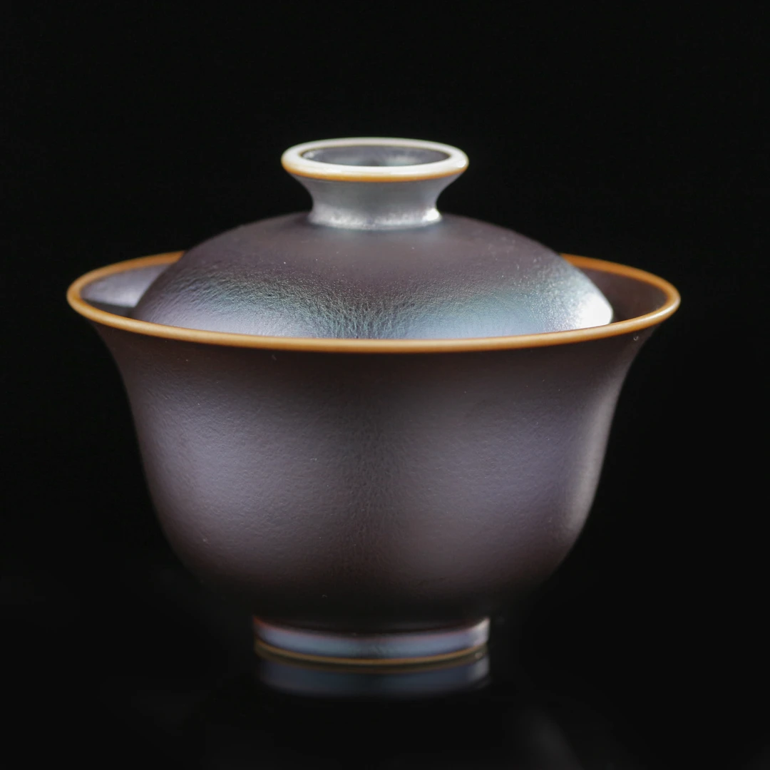 【晚晚专享】柴房柴烧窑宝宝相盖碗 WF048