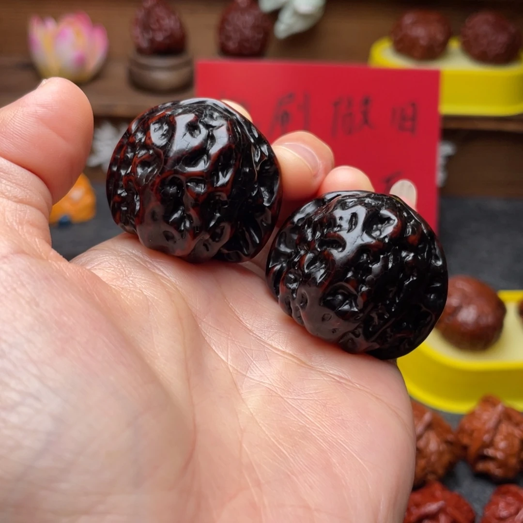 文玩核桃吊坠文玩核桃 手把件 地闷 38