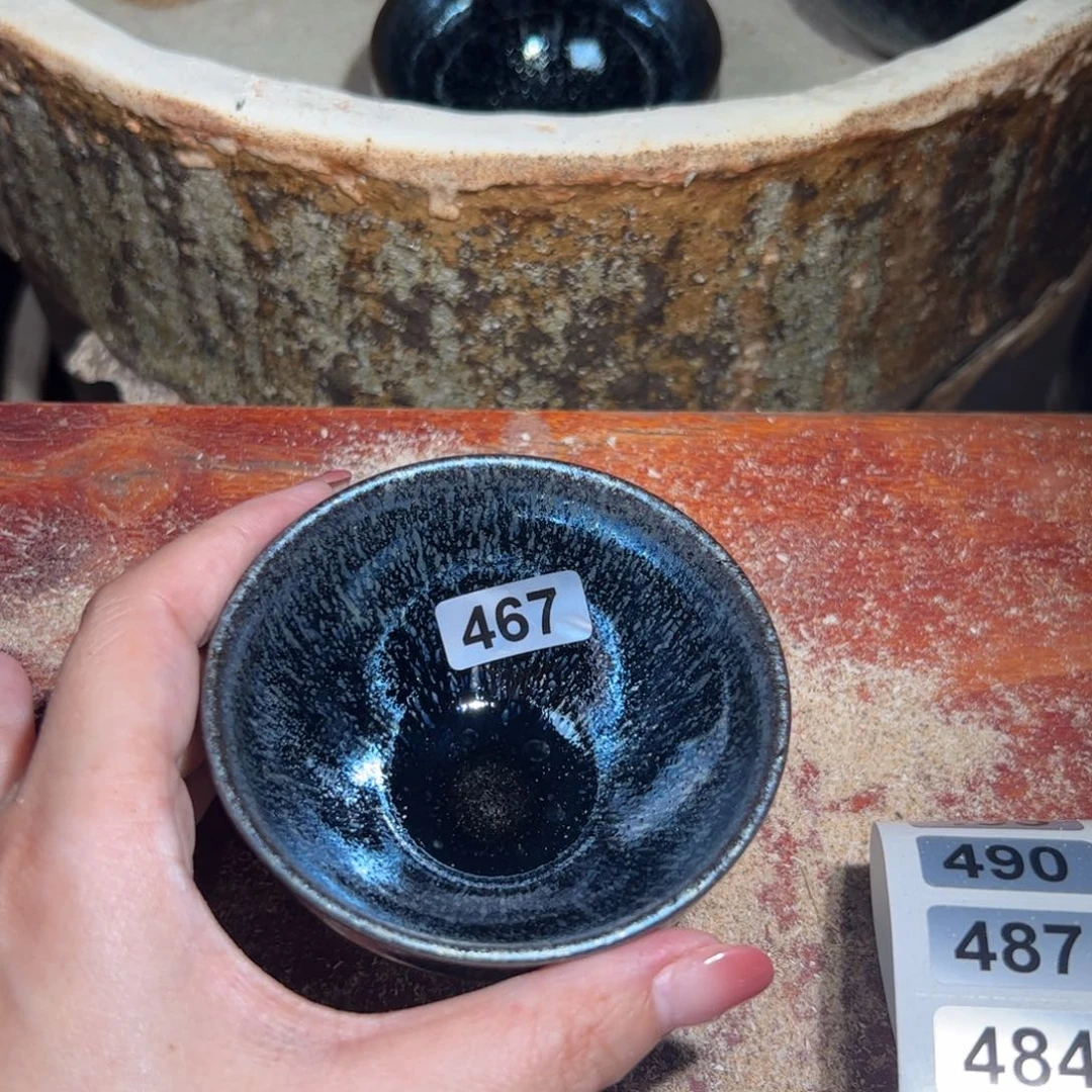 玲***茶盏全手工原矿原釉建盏