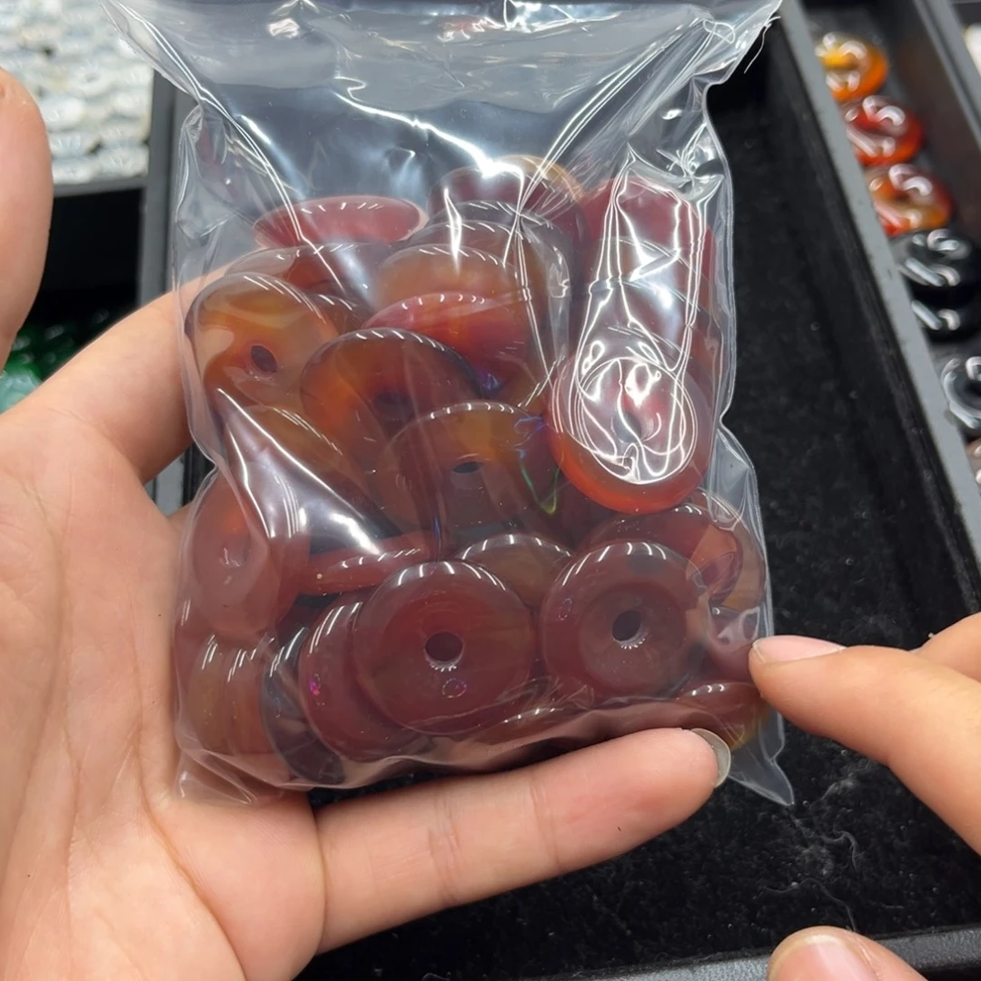 丽***织玛瑙/玉髓合金颈饰