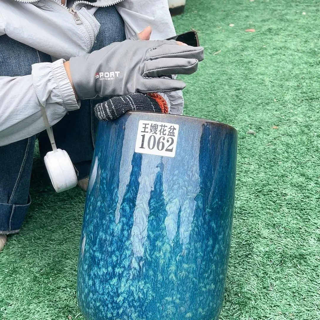 紫砂花盆王嫂花盆直播0531-1062高30口19
