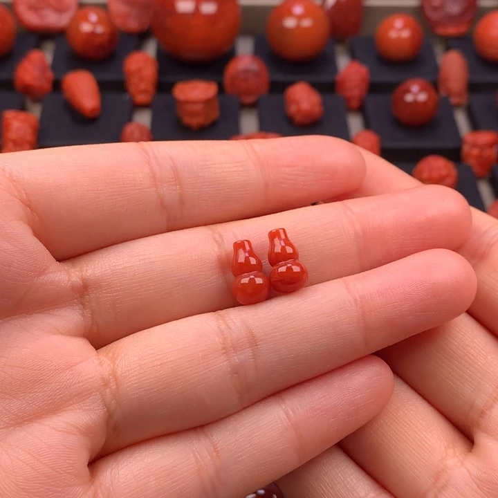 哲***别南红玛瑙未镶嵌葫芦弟子珠