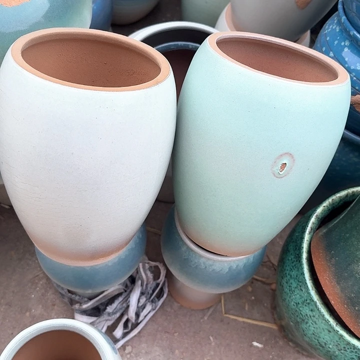 红陶微瑕花盆处理来啦