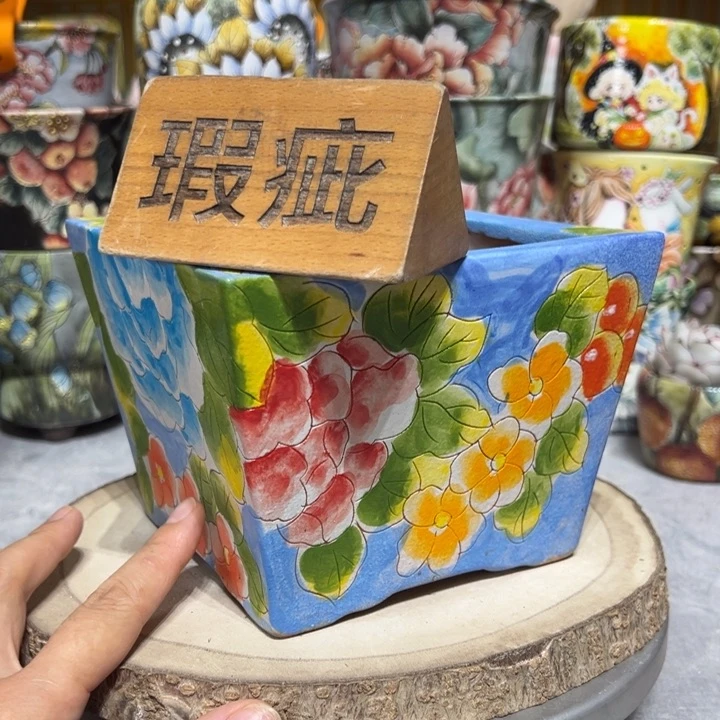 景德镇红陶精品手绘陶瓷