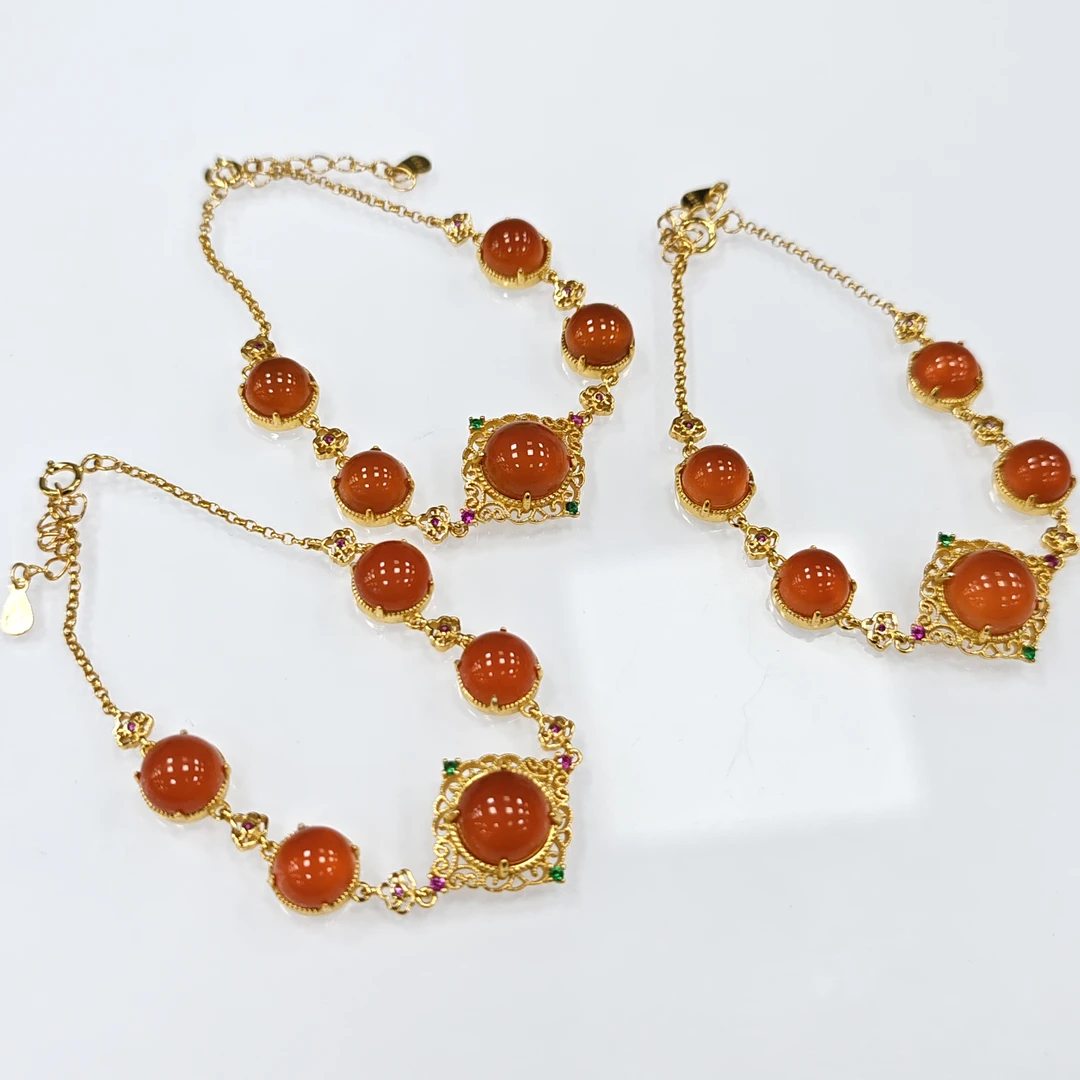 【村有晶品】原创南红单圈手链 多样性发一件 263ZBJY