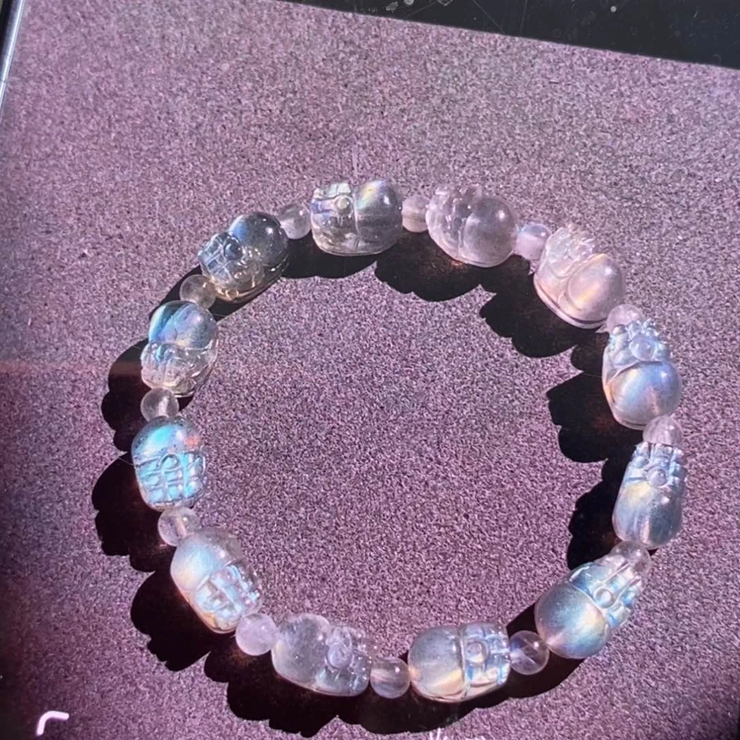 长石手串未镶嵌手串