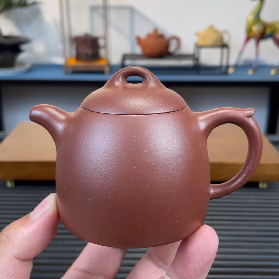 茶壶紫砂紫泥秦权170cc