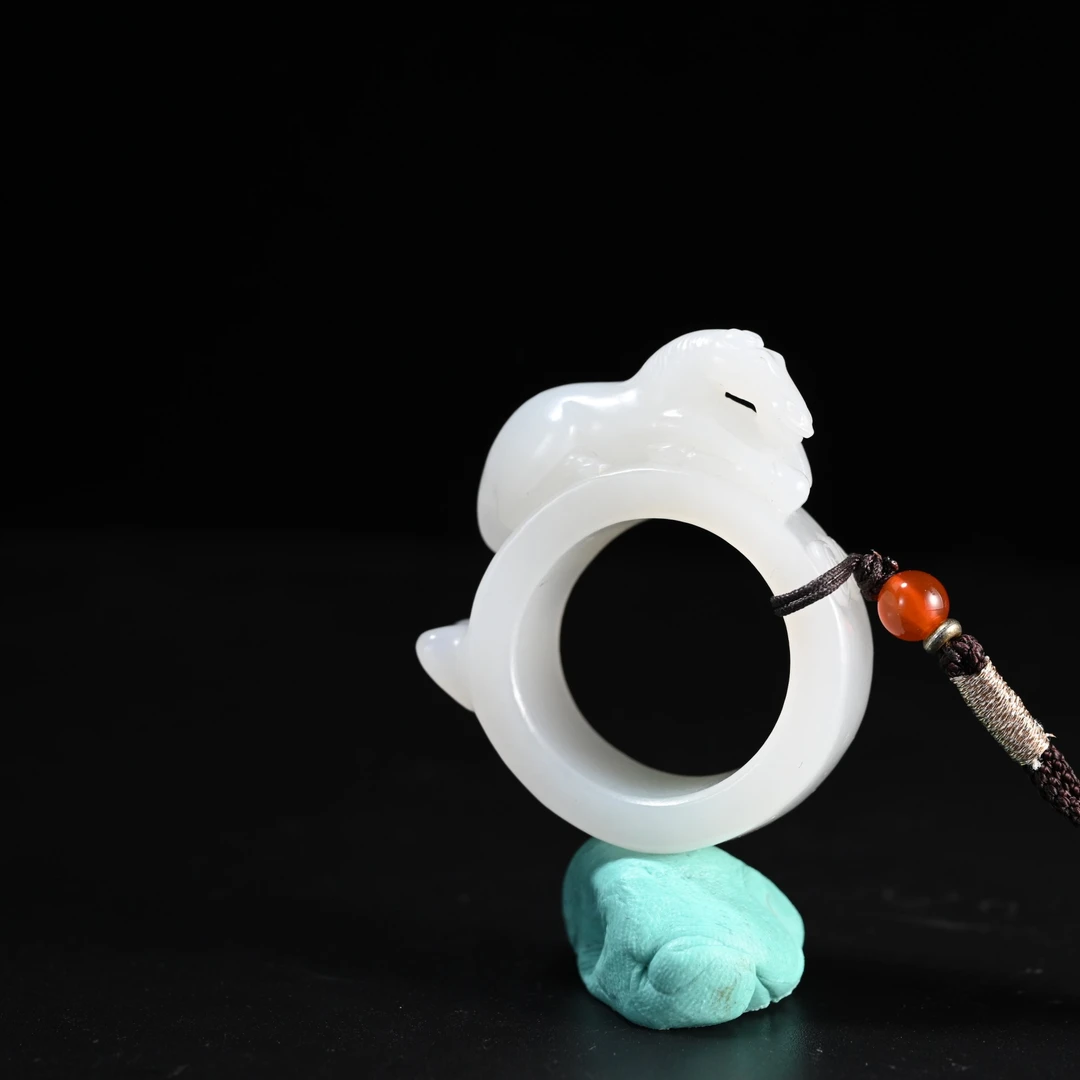 Lot8843和田玉马到成功挂件/杭拍