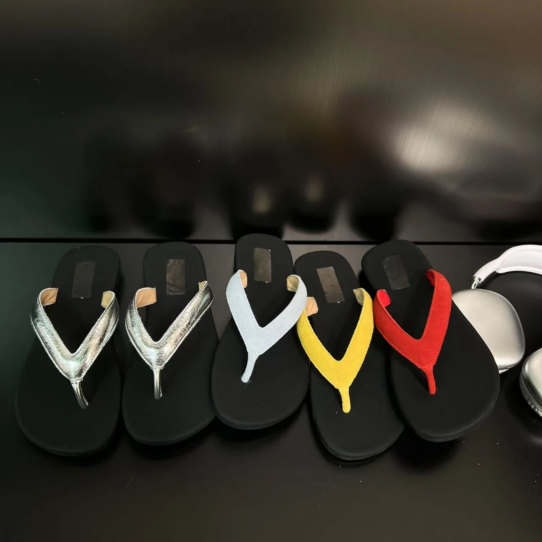 【巴黎晚风】平底人字拖女2025夏季新款度假海边沙滩凉拖鞋7117-12