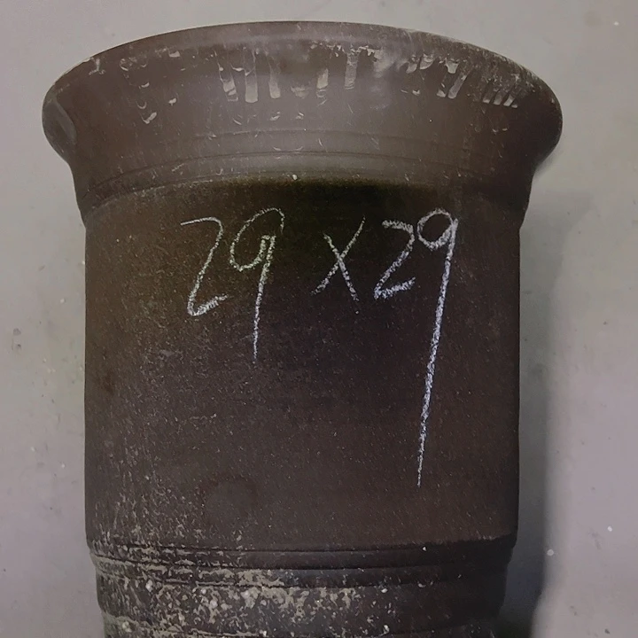 紫砂花盆透气大号