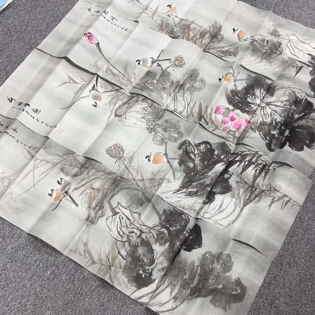 国画纯手绘字画宣纸