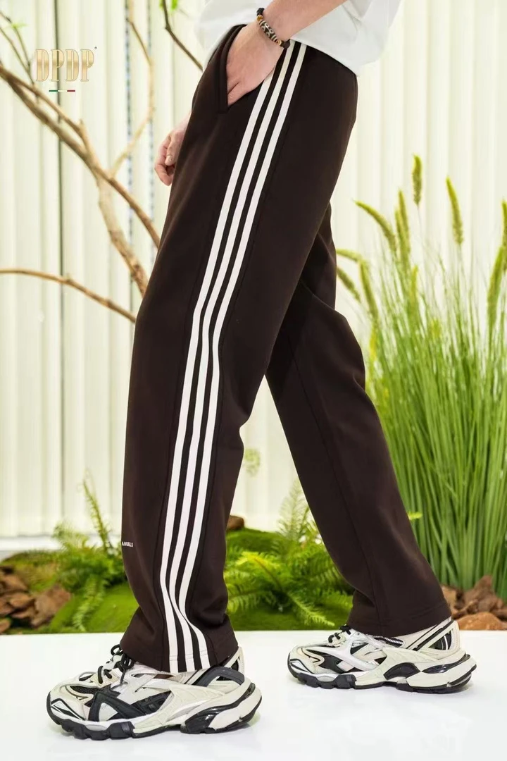 欧货春秋男士经典百搭休闲时尚潮流运动抽绳系带休闲长裤 9152