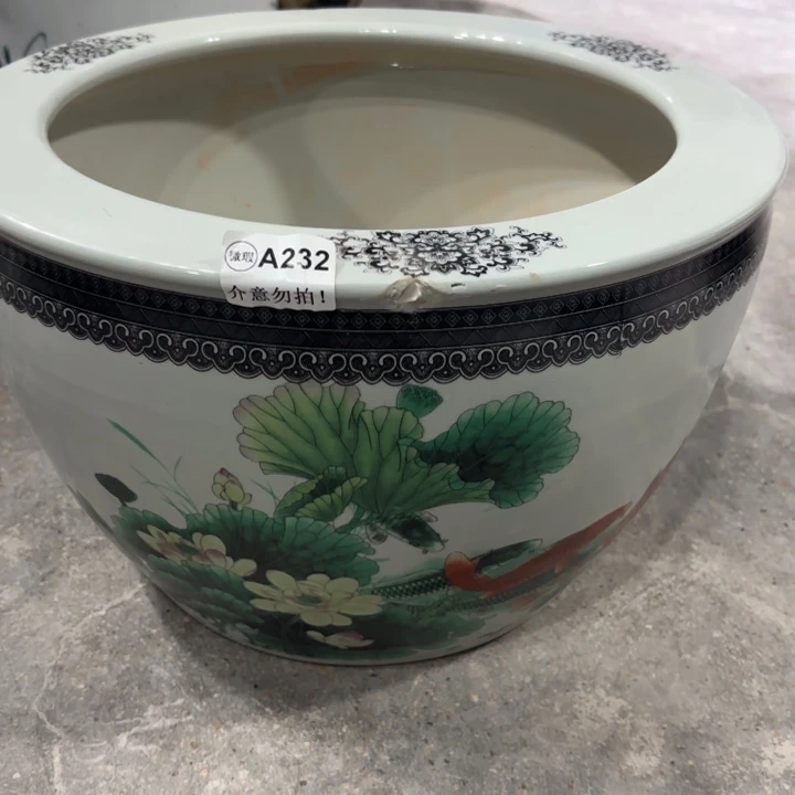陶瓷鱼缸微瑕尺寸40-25