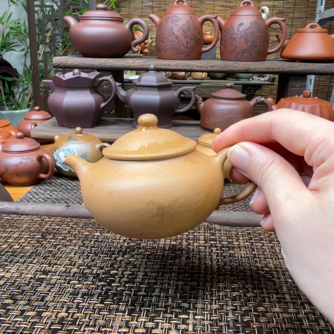 茶壶紫砂宜兴原矿紫砂手工制130