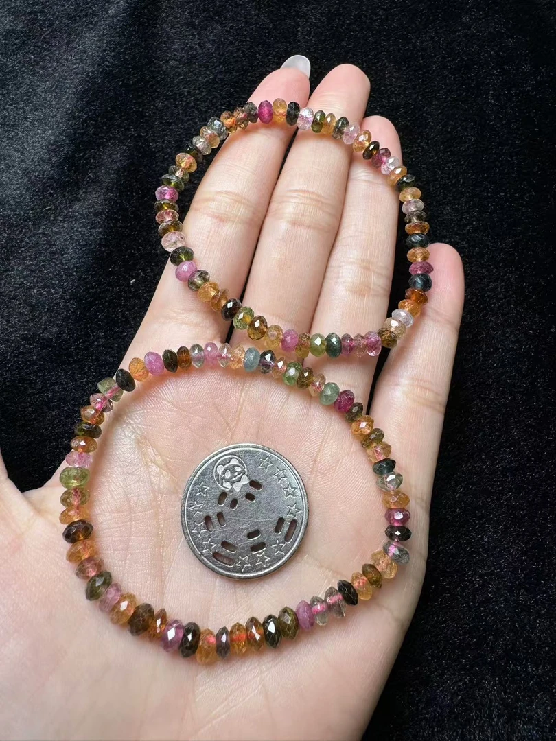 【玉经纶】-12668/Q41-碧玺手串-多样性发其一