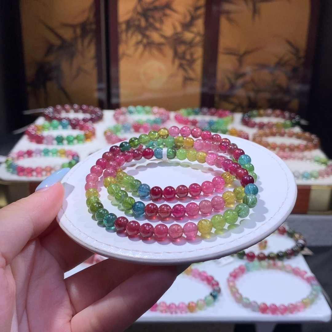 未镶嵌手链碧玺碧玺