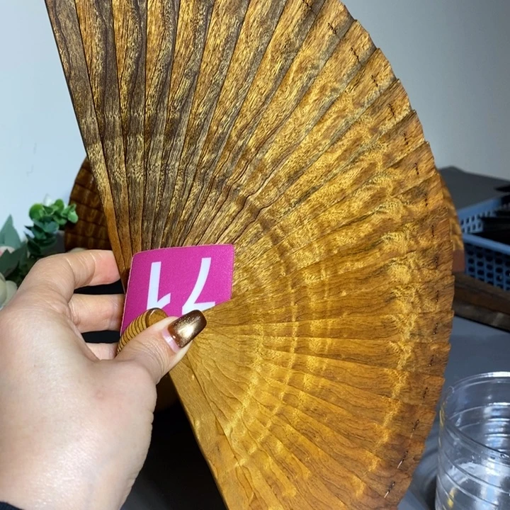 金丝楠你****龙金丝楠木扇子