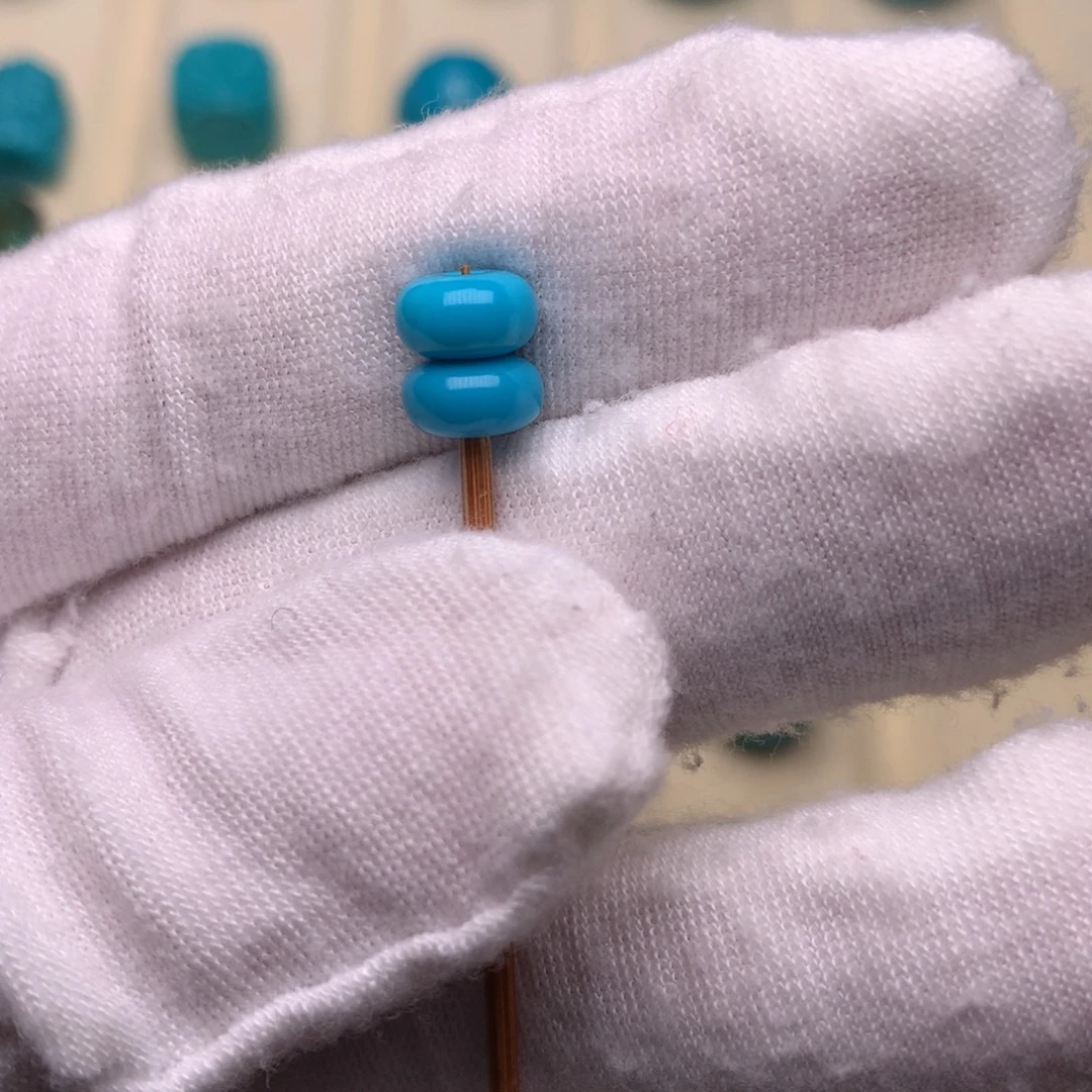 绿松石未镶嵌绿松石隔珠7