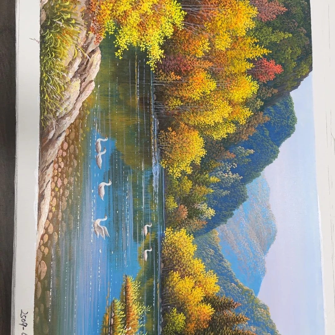 油画你在我心里的时候