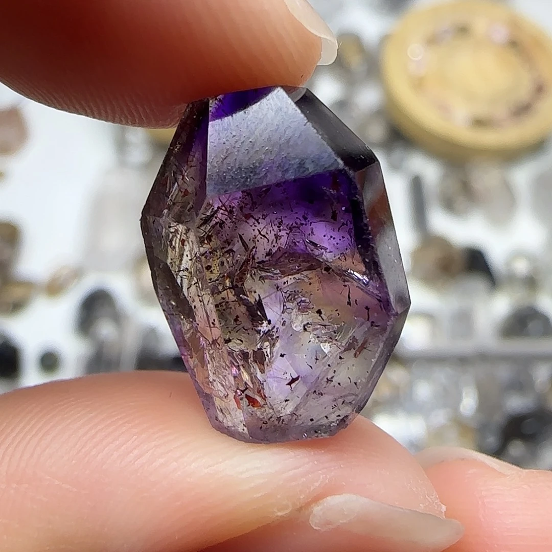 未镶嵌珠宝半成品水晶水胆超七