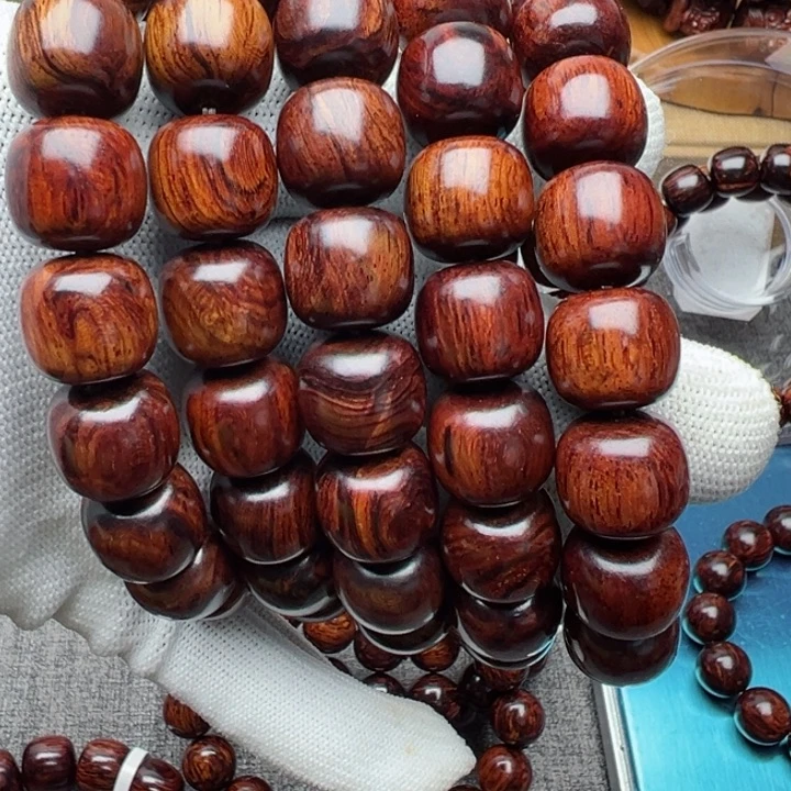 木海南红降1314手串