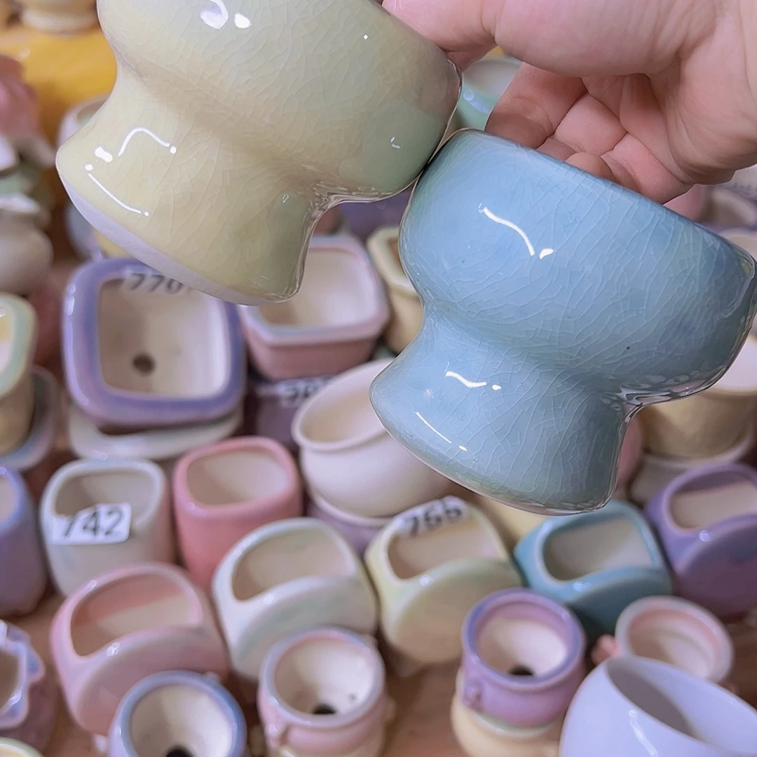 陶瓷花盆当场满12包邮