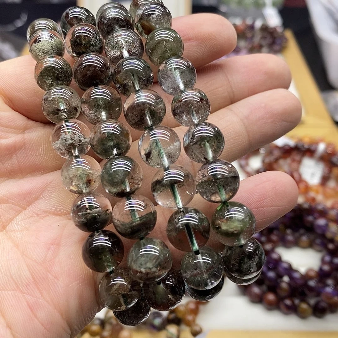 水晶手链未镶嵌多样性发货发一条