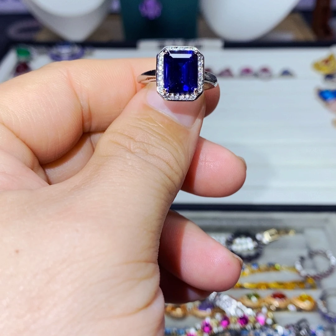 银S925镶嵌耳饰紫晶