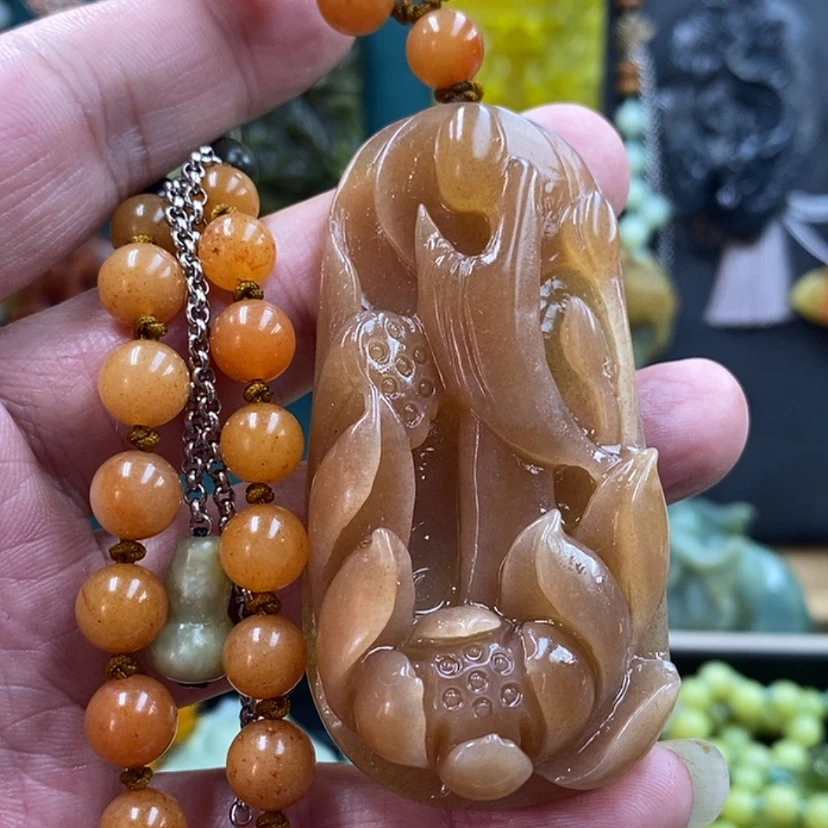 【闪购商品】未镶嵌蛇纹石玉吊坠